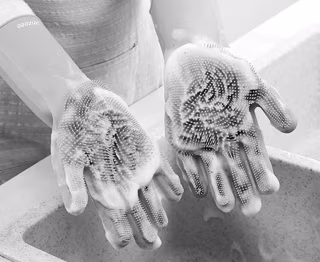 Reusable Silicone Dishwashing Gloves