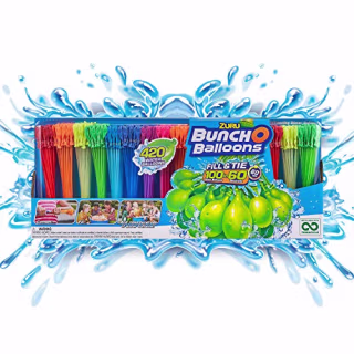Bunch O Balloons - 420 Rapid-Fill Water Balloons (12 Pack), Multi-Colored