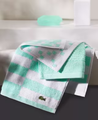 Lacoste Mix and Match Cotton Fashion Towels