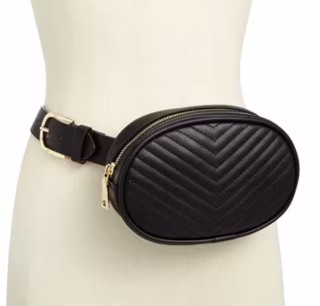 Chevron Quilted Fanny Pack