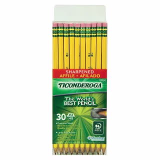 Ticonderoga No. 2 Pencils 30-Pack