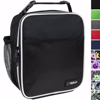 OPUX Premium Insulated Lunch Box | Soft Leakproof School Lunch Bag for Kids, Boys, Girls | Durable Reusable Work Lunch Pail Cooler for Adult Men, Women, Office Fits 6 Cans