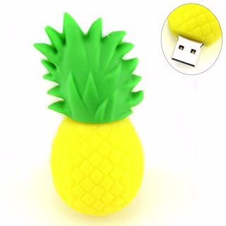 AreTop Flash Drive 16GB, Pen Drive Memory Stick USB2.0 Creative Miniature Pineapple Thumb Drives for Date Storage Gift for School Students Kids Children Collegue Employees, Fruit Serie