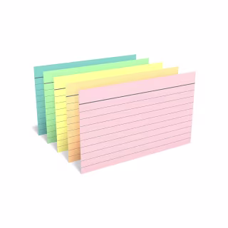 View product image 3 of 3, for TRU RED(TM) 3" x 5" Index Cards, Lined, Assorted Colors, 100/Pack (TR51004)