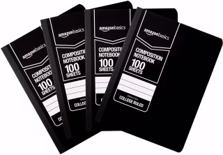 AmazonBasics College Ruled Composition Notebook (Pack of 12)