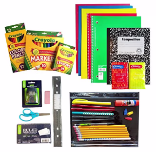 Back to School Supply 3rd Through 5th Grades Pack