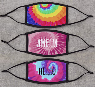 Personalization Mall Tie Dye Face Mask