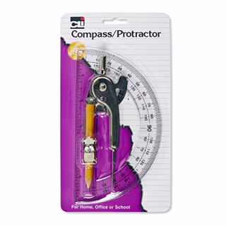 Charles Leonard Compass and Protractor Set