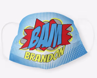 Zazzle Comic Book Face Mask