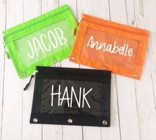 Personalised Pencil Case,Personalised Pencil Pouch,Gift For Kids,Gift For Teachers,Back To School Gift
