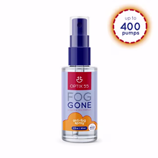 Anti-Fog Spray | Prevents Fogging of Glass or Plastic Windows, Mirrors, Eyewear Lenses, Glasses, Swim Goggles, Ski Masks, Binoculars & Scopes | Streak Free, Long Lasting Solution | 2-fl oz, 60ml