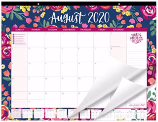 Bloom 2020-2021 Monthly Calendar Pad