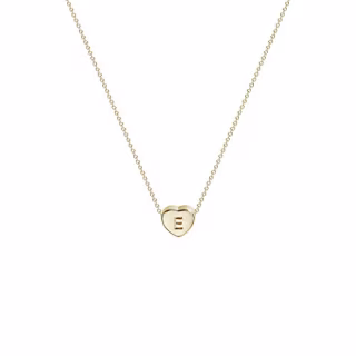 Fettero Initial Heart Necklace