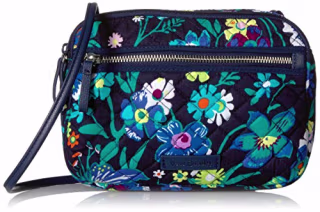 Vera Bradley Women's Signature Cotton Little Crossbody Purse