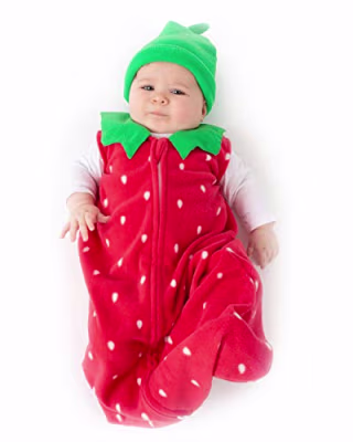 Cuddle Club Baby Strawberry Sleep Sack Costume