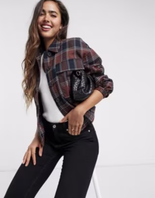 Vero Moda Plaid Shacket