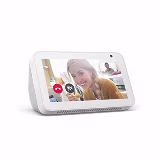 Echo Show 5 -- Smart display with Alexa - stay connected with video calling - Sandstone