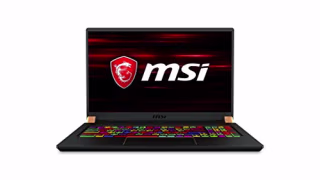 MSI GS75 Stealth 10SF-609 17.3" 240Hz Ultra Thin and Light Gaming Laptop Intel Core i7-10875H RTX2070 32GB 512GB NVMe SSD Win10PRO VR Ready