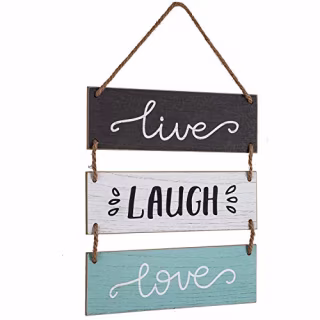 Yankario Rustic Home Wall Decor Sign