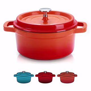 Sulives Enameled Cast Iron Dutch Oven