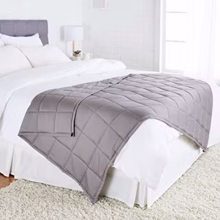 AmazonBasics All-Season Cotton Weighted Blanket