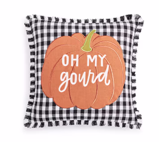 Lacourte "Oh My Gourd" Decorative Pillow