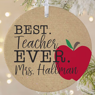 Best Teacher Ever Ornament