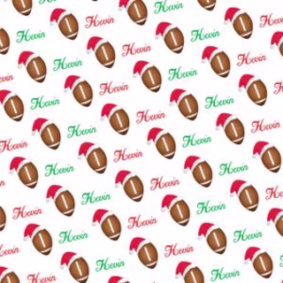 Football Wrapping Paper Sheets