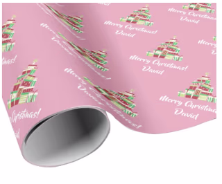 Personalized Christmas Wrapping Paper