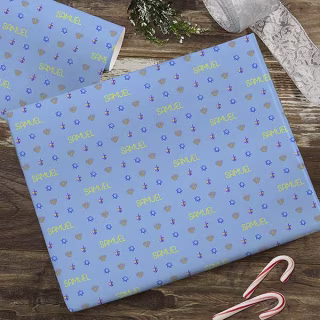 Hanukkah Traditions Personalized Wrapping Paper
