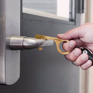 KeySmart CleanKey Brass Hand Tool
