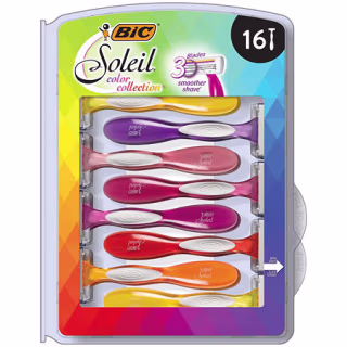 BIC Soleil Color Collection Razors (16 ct.)