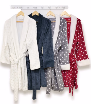 Martha Stewart Plush Bath Robe
