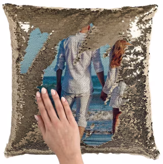Custom Sequin Pillow