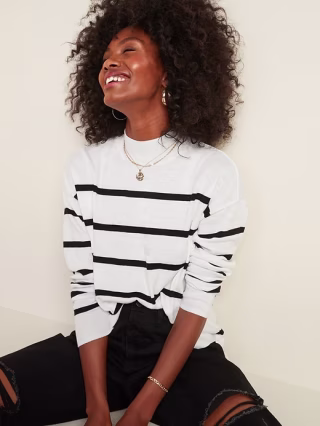 Mock-Neck Sweater