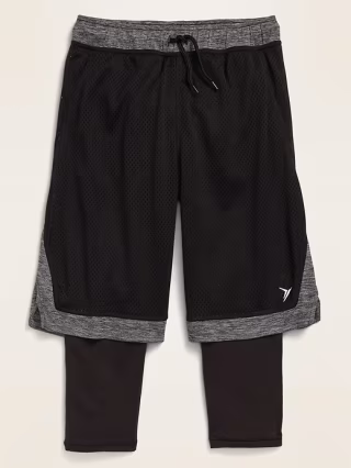 Go-Dry 2-in-1 Mesh Basketball Shorts
