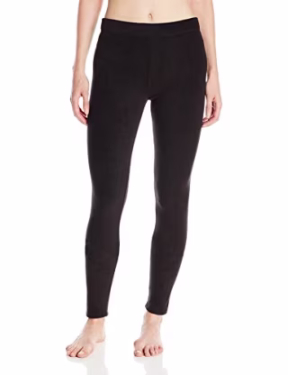 Cuddl Duds Women's Fleecewear Stretch Thermal Leggings