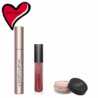 Mascara, Matte Lip Color &amp; Finishing Powder Trio