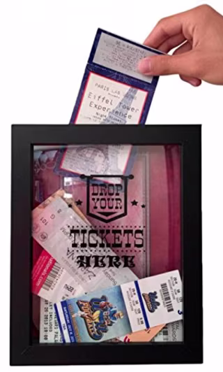 Ticket Shadow Box