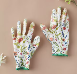 Anthropologie Floral Garden Weeder Gloves
