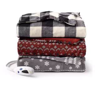 Biddeford Electric Heated Microplush Throw