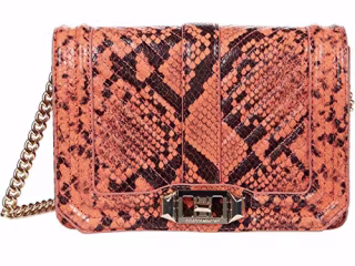 Rebecca Minkoff Chevron Quilted Small Love Crossbody Bag