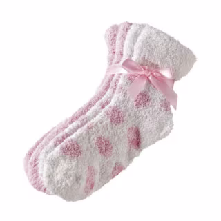 Earth Therapeutics 2-pk. Dotted Shea Butter Thera-Soft Socks