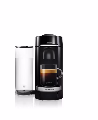 Nespresso Black VertuoPlus Deluxe Coffee and Espresso Machine