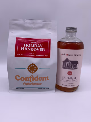 Holiday Coffee and Simple Syrup Gift Set