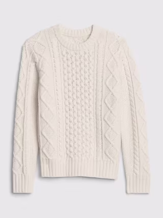 Kids Cable Knit Sweater