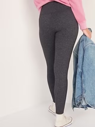 High-Waisted CozeCore Herringbone Leggings
