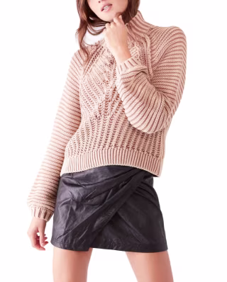 Free People Sweetheart Mock Neck Sweater