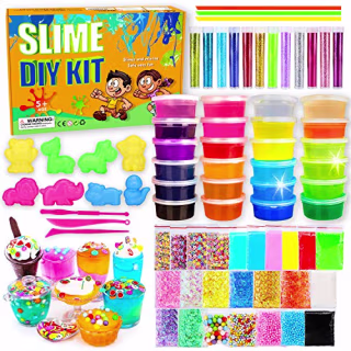DIY Slime Kit-Ultimate Glow in The Dark Glitter Slime Making Kit