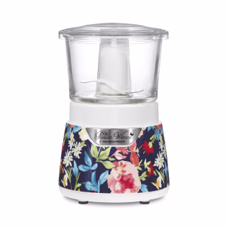 The Pioneer Woman Fiona Floral Stack & Press Glass Bowl Food Chopper